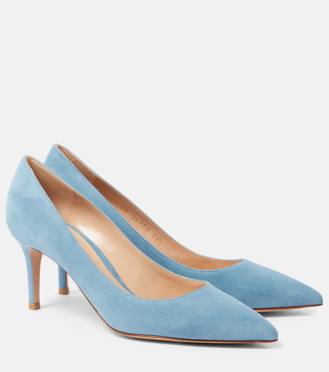Gianvito 70 suede pumps | Gianvito Rossi