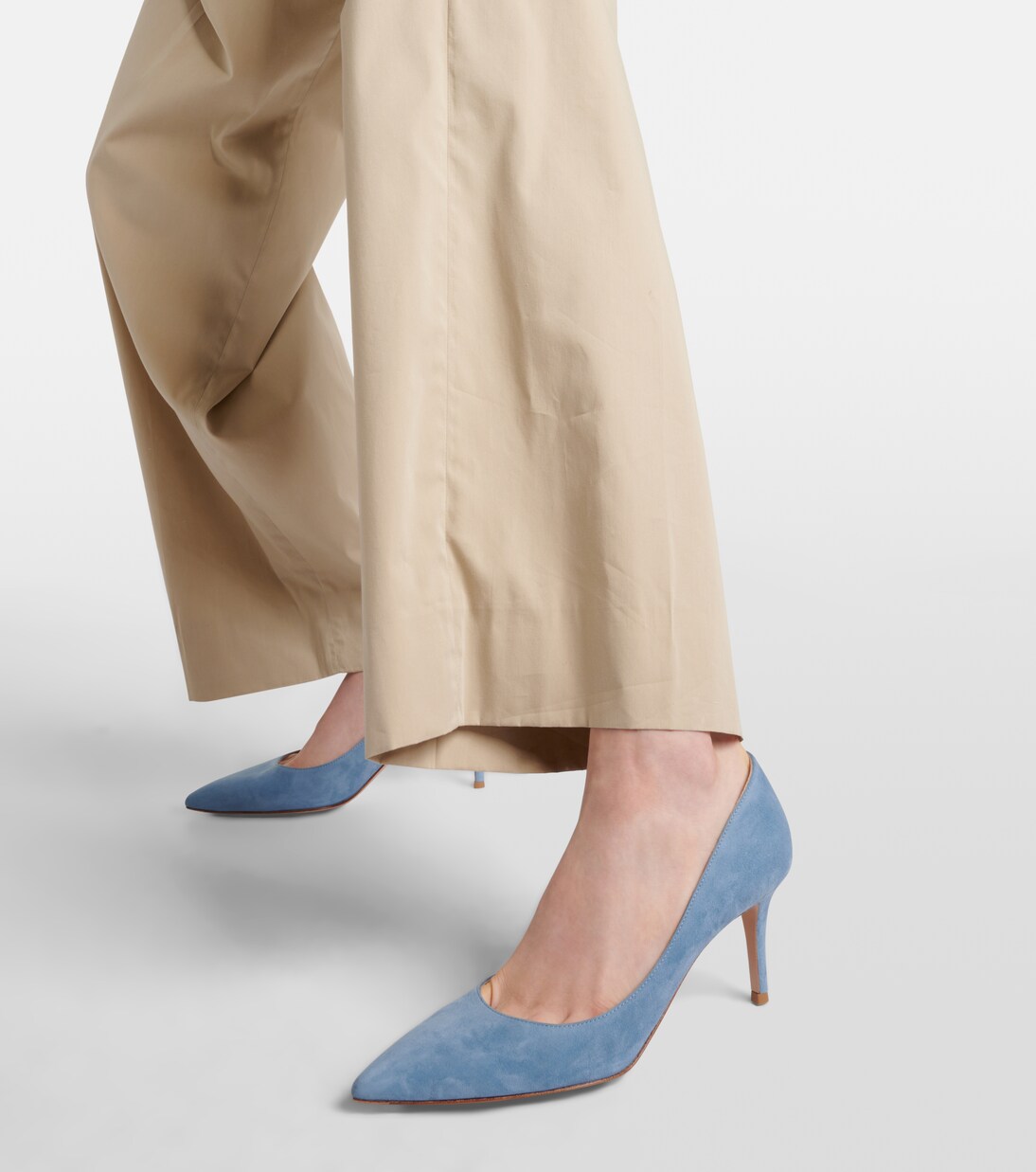 Gianvito 70 suede pumps | Gianvito Rossi