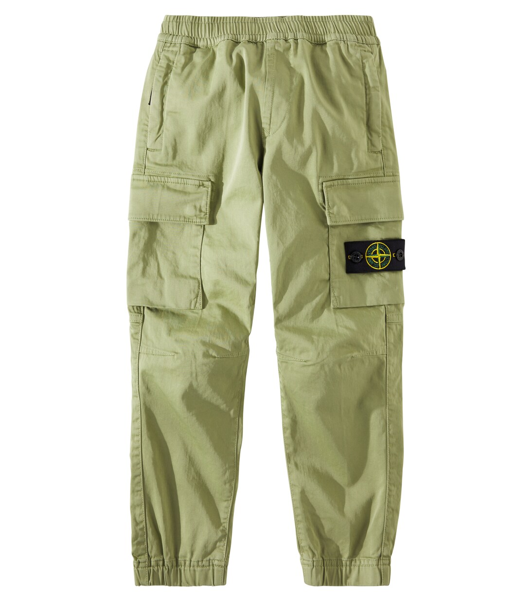 Compass cotton cargo pants | Stone Island Junior