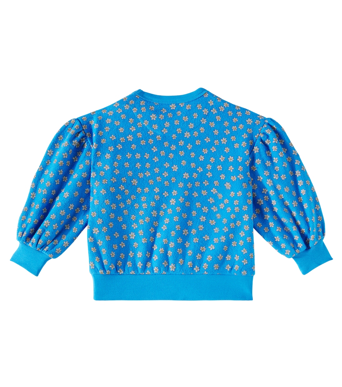 Daisies floral cotton terry sweatshirt | Tinycottons