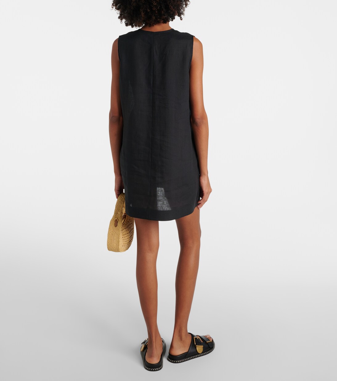 Derya linen minidress | Asceno