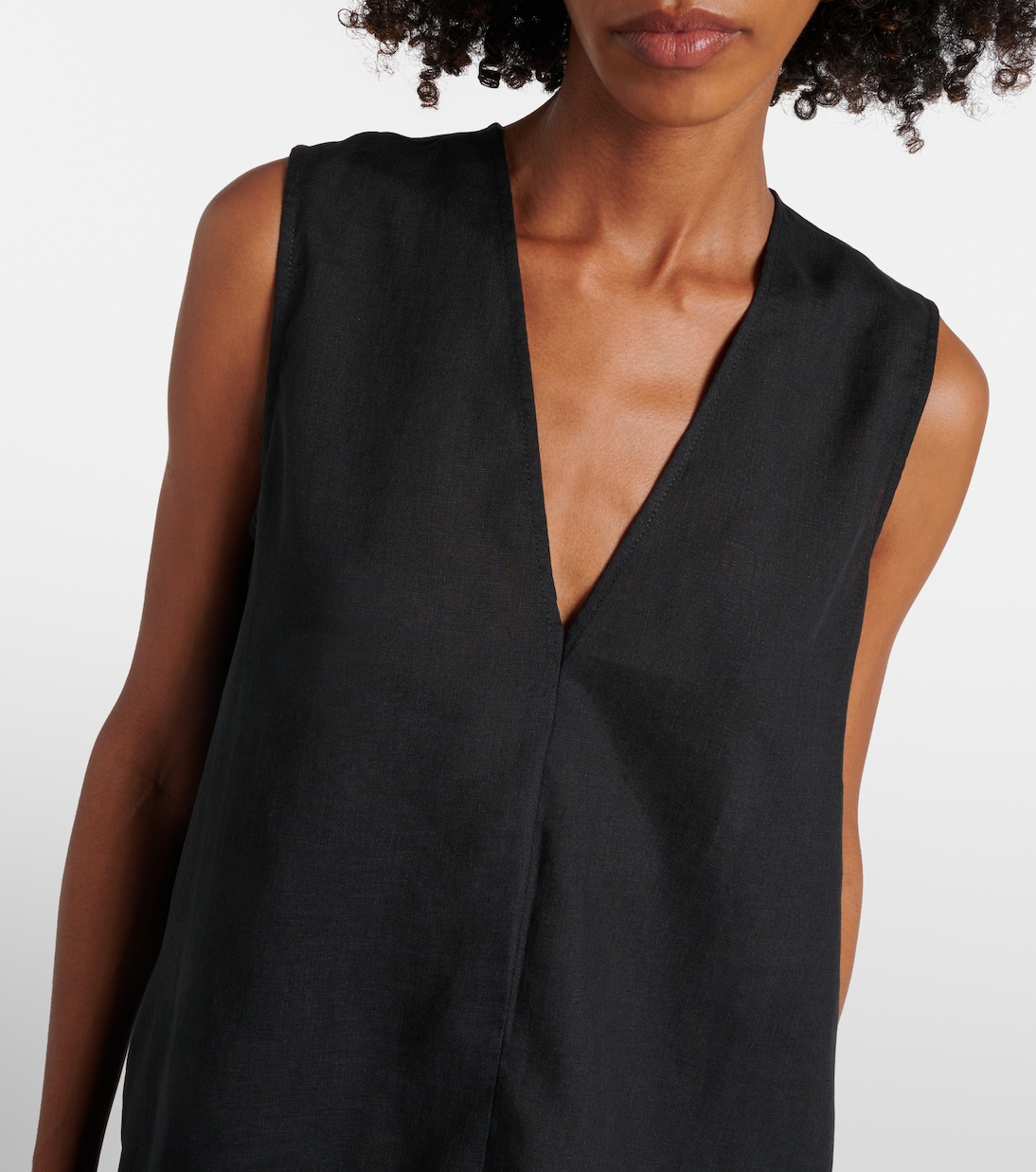 Derya linen minidress | Asceno