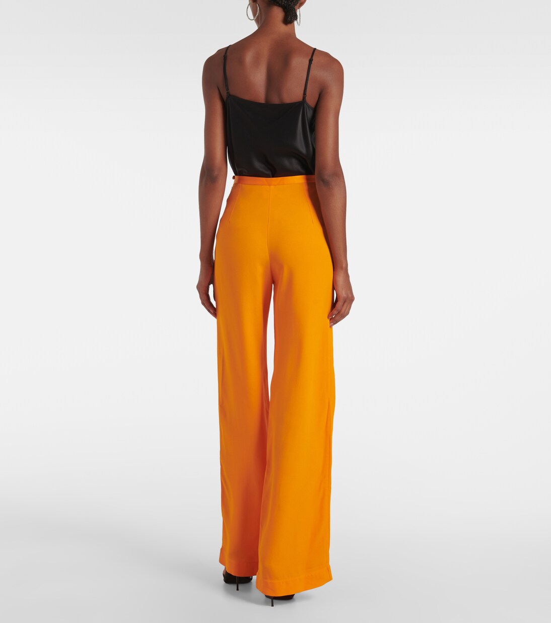 Pantalon ample Marlene à taille haute | Taller Marmo