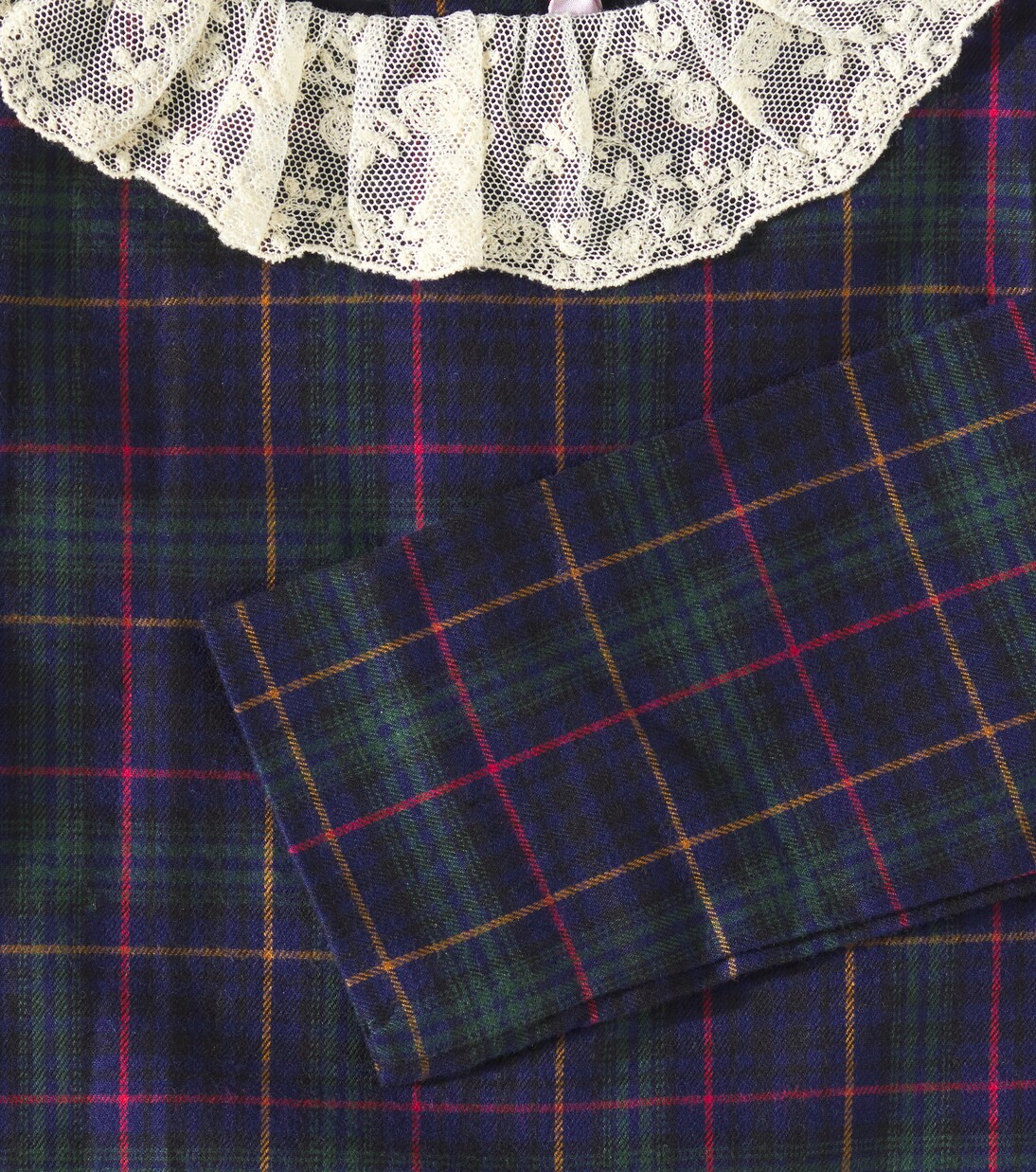 Robe Mariela en coton et dentelle | Bonpoint