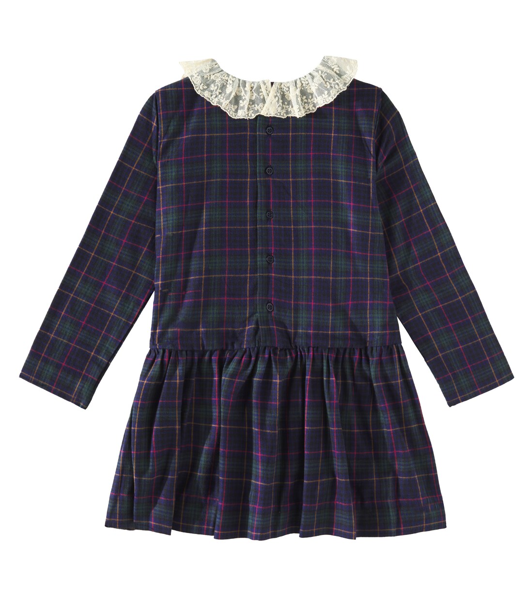 Robe Mariela en coton et dentelle | Bonpoint