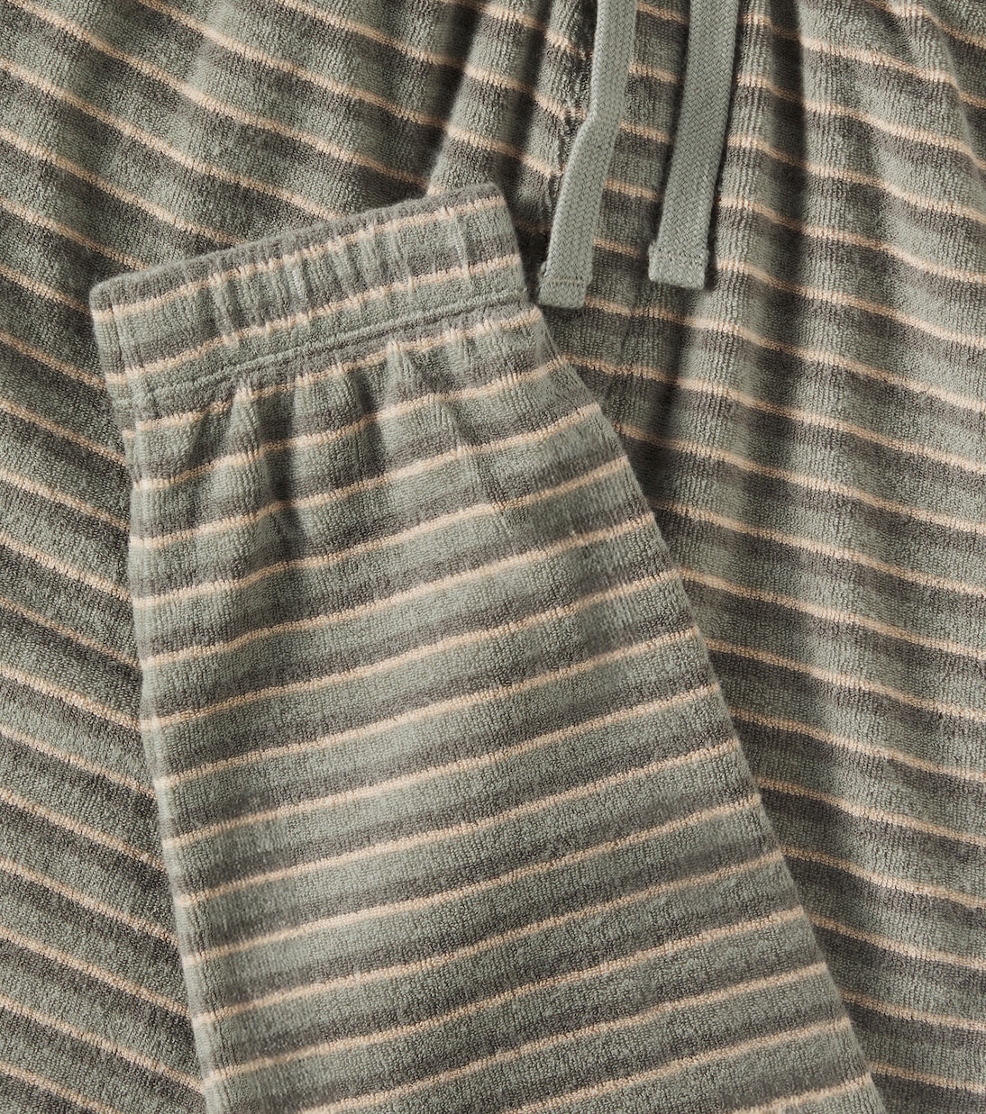 Striped cotton-blend sweatpants | Rylee + Cru