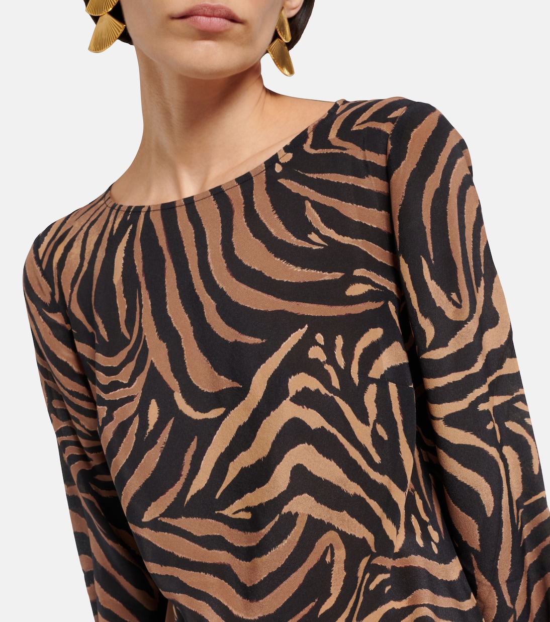 Bedrucktes Minikleid Ridley aus Seide | Rixo