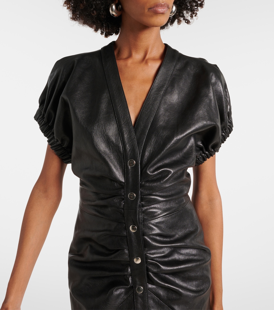 Midikleid Carly aus Leder | Isabel Marant