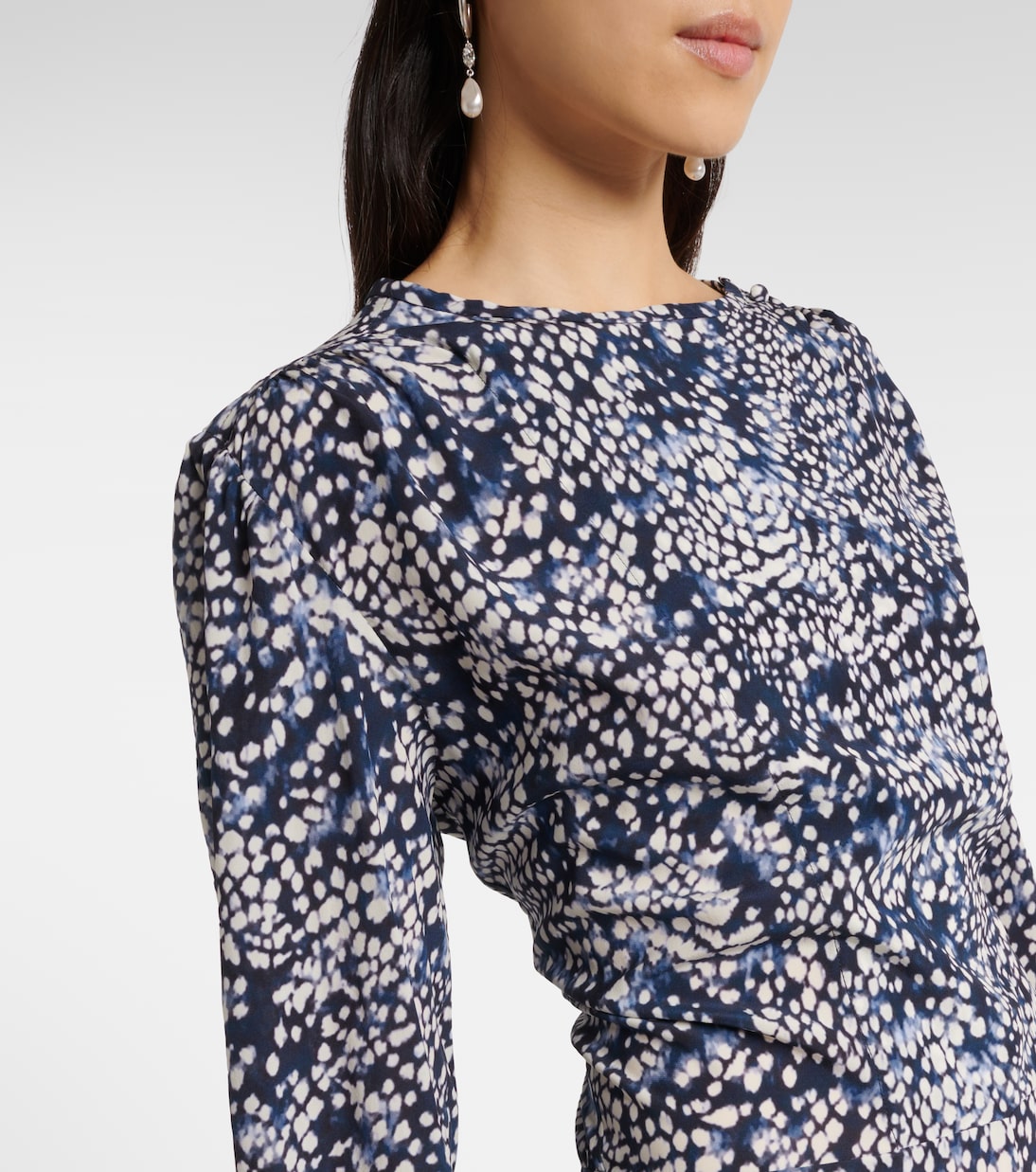 Maxikleid Hanane aus einem Seidengemisch | Isabel Marant