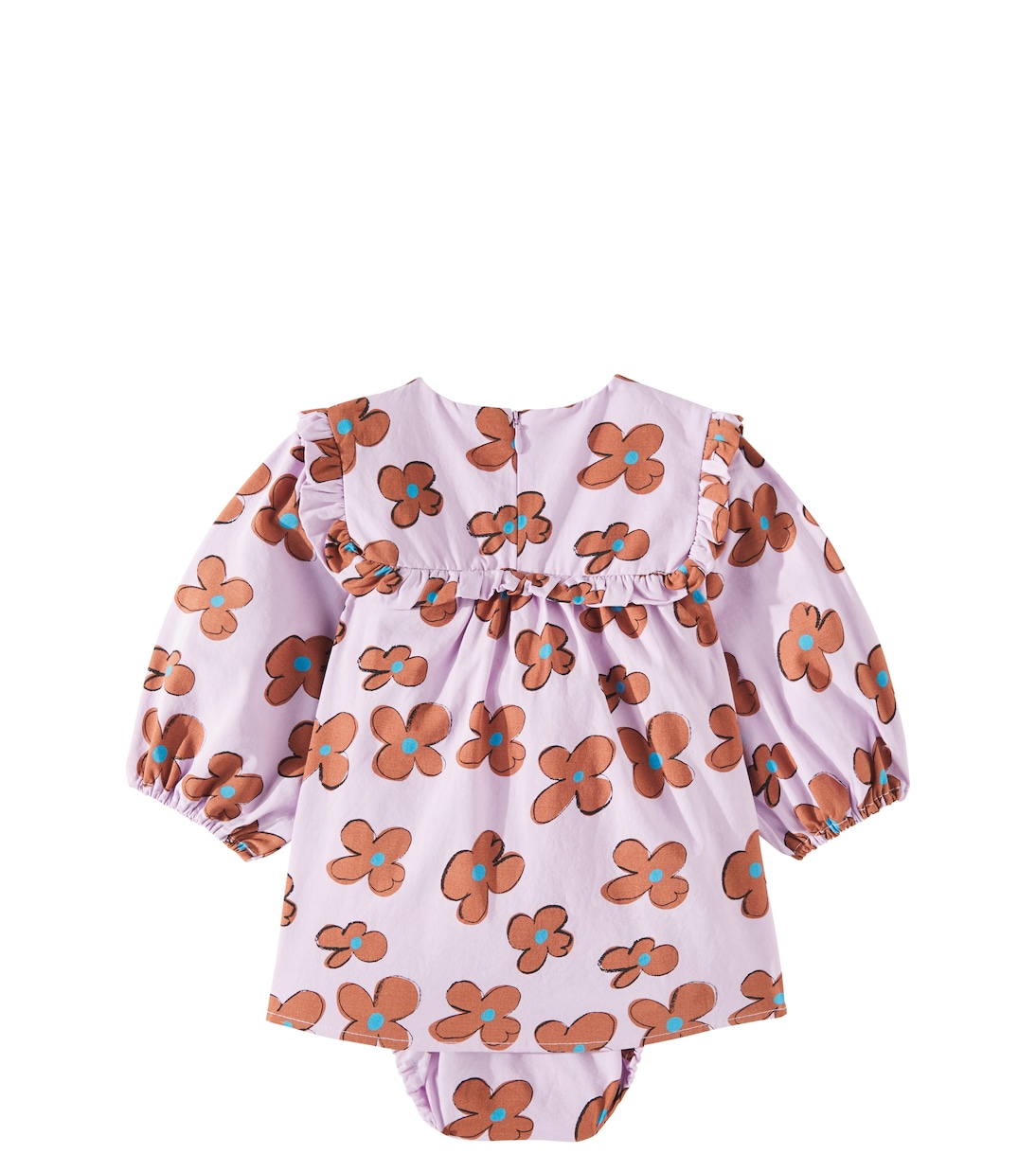 Bébé – Set robe et bonnet Fun Flower en coton | Jellymallow
