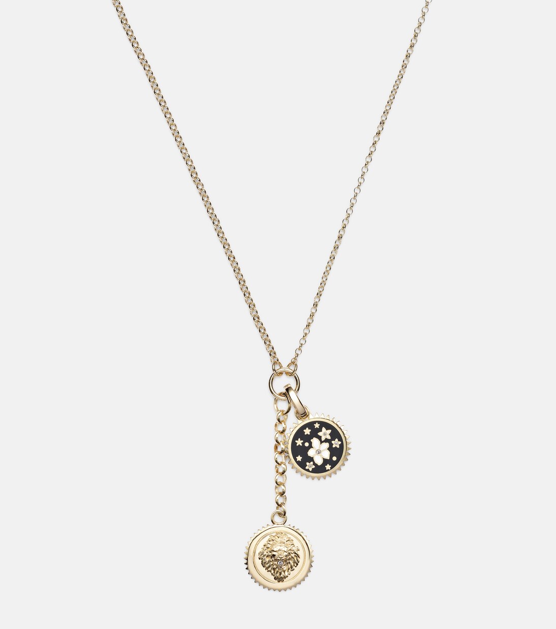 Strength Resilience 18kt gold chain necklace with diamonds | FoundRae