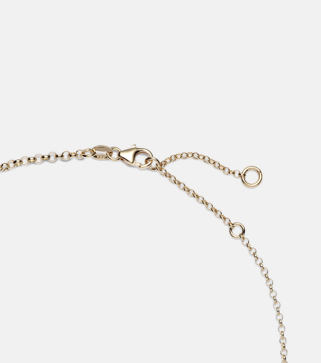 Strength Resilience 18kt gold chain necklace with diamonds | FoundRae