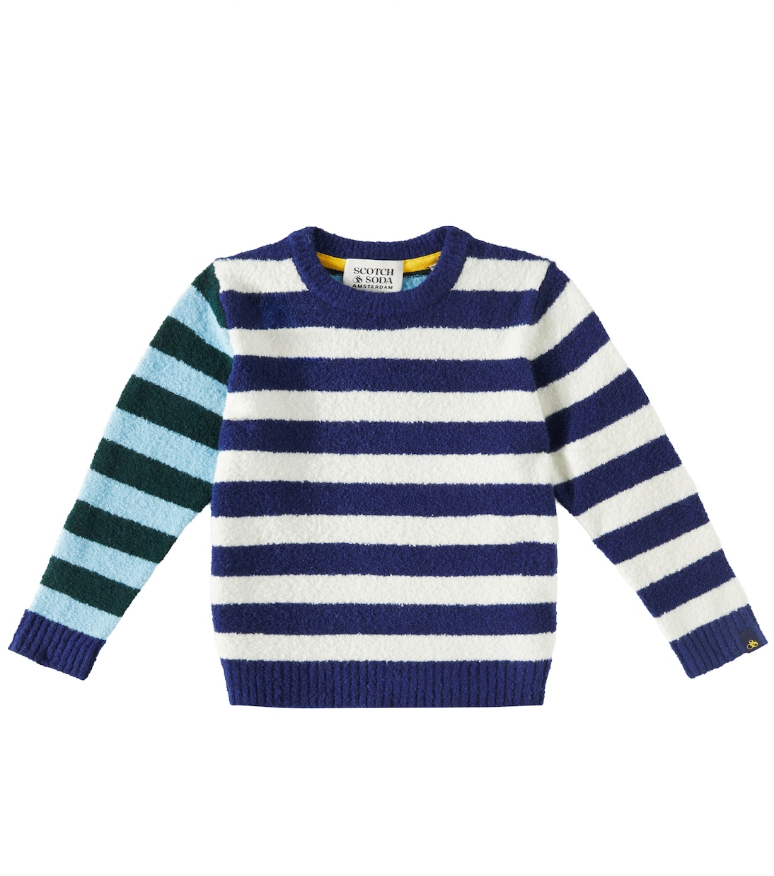 Striped cotton-blend sweater | Scotch & Soda Kids