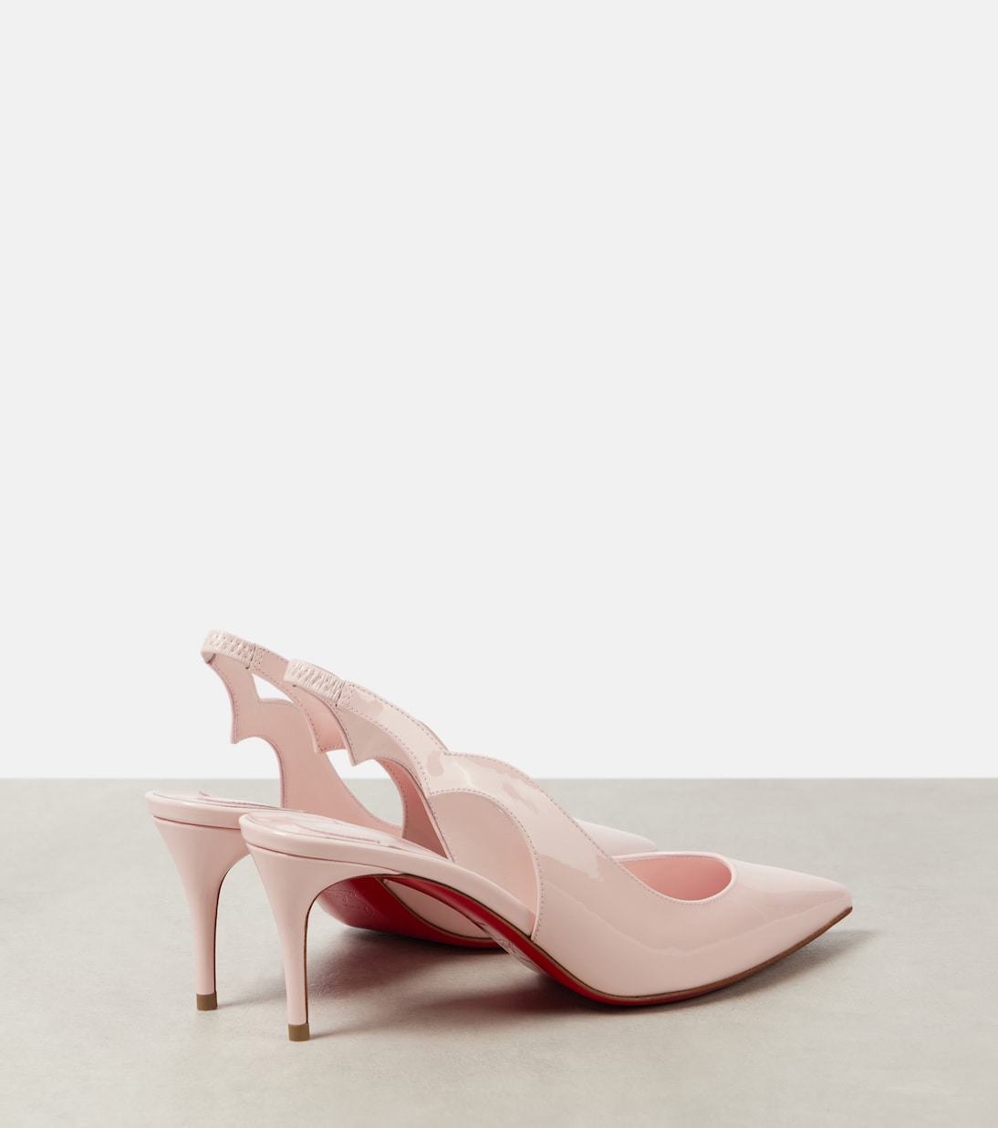 Escarpins Hot Chick Sling 70 en cuir | Christian Louboutin