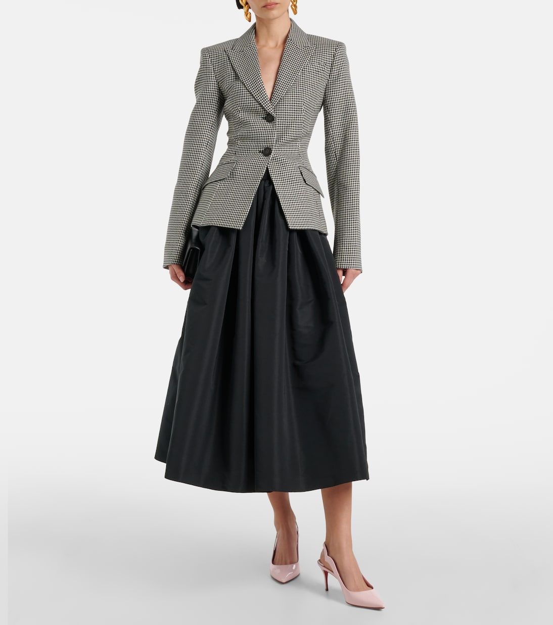 Escarpins Hot Chick Sling 70 en cuir | Christian Louboutin