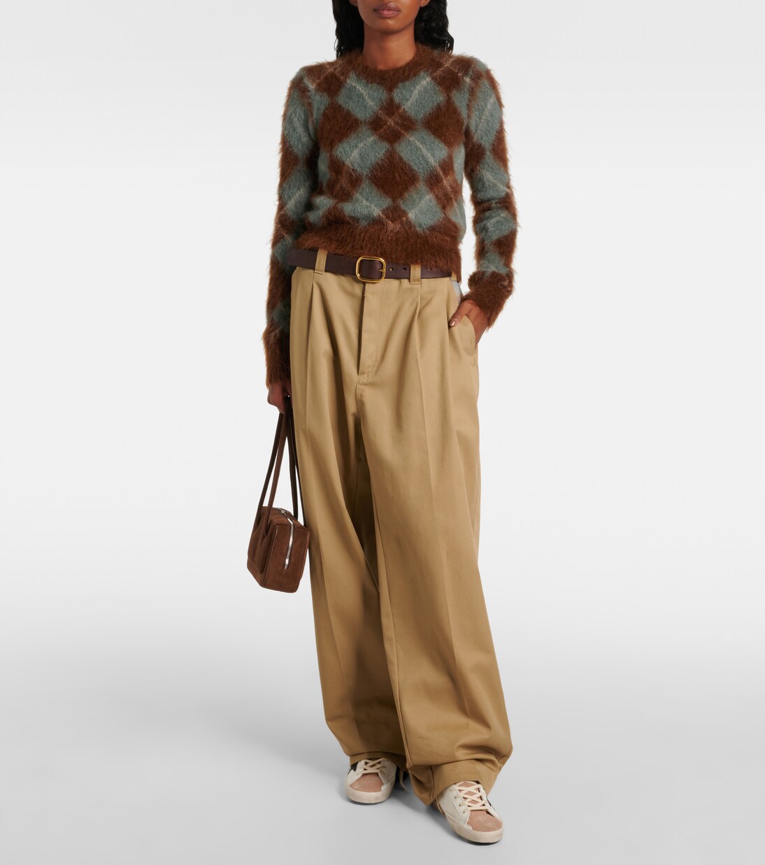 Super Star glitter leather sneakers | Golden Goose