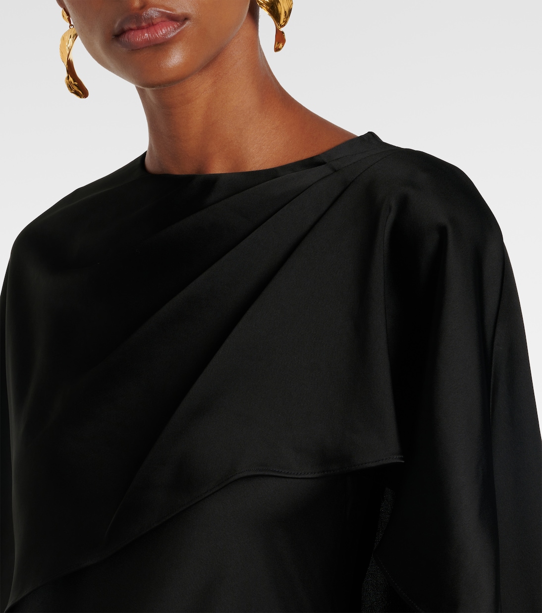 Izel satin gown | Simkhai