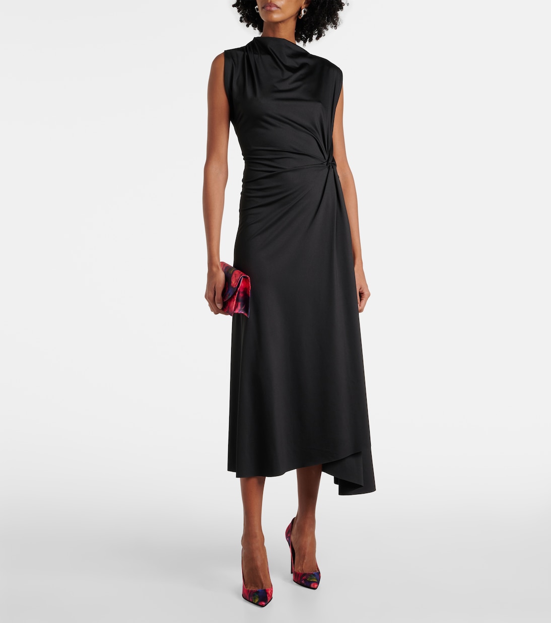 Kate 100 floral satin crêpe pumps | Christian Louboutin