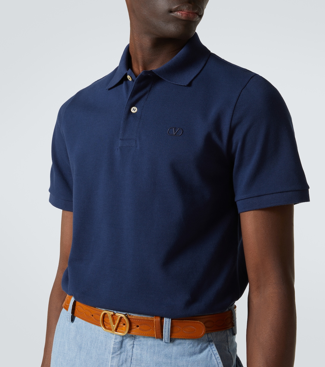 Polo VLogo Signature de piqué de algodón | Valentino