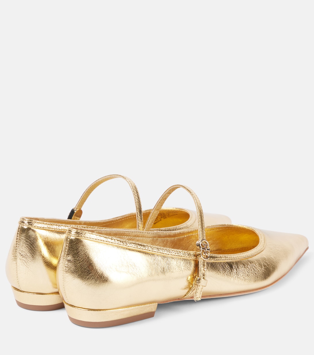 Metallic leather Mary Jane flats | Tory Burch