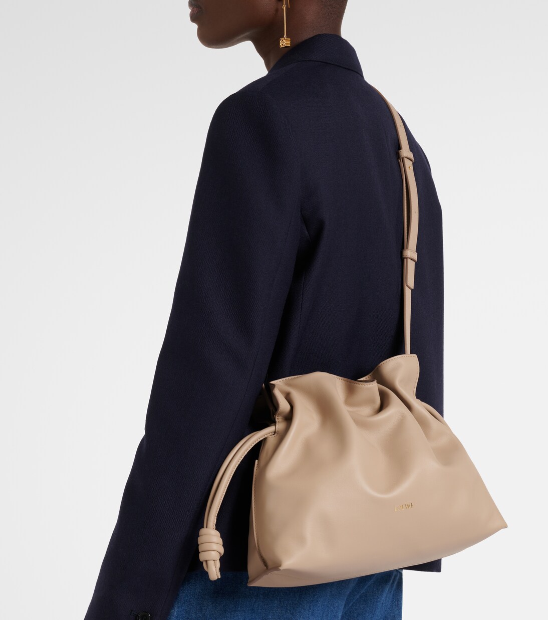 Flamenco Medium leather clutch | Loewe