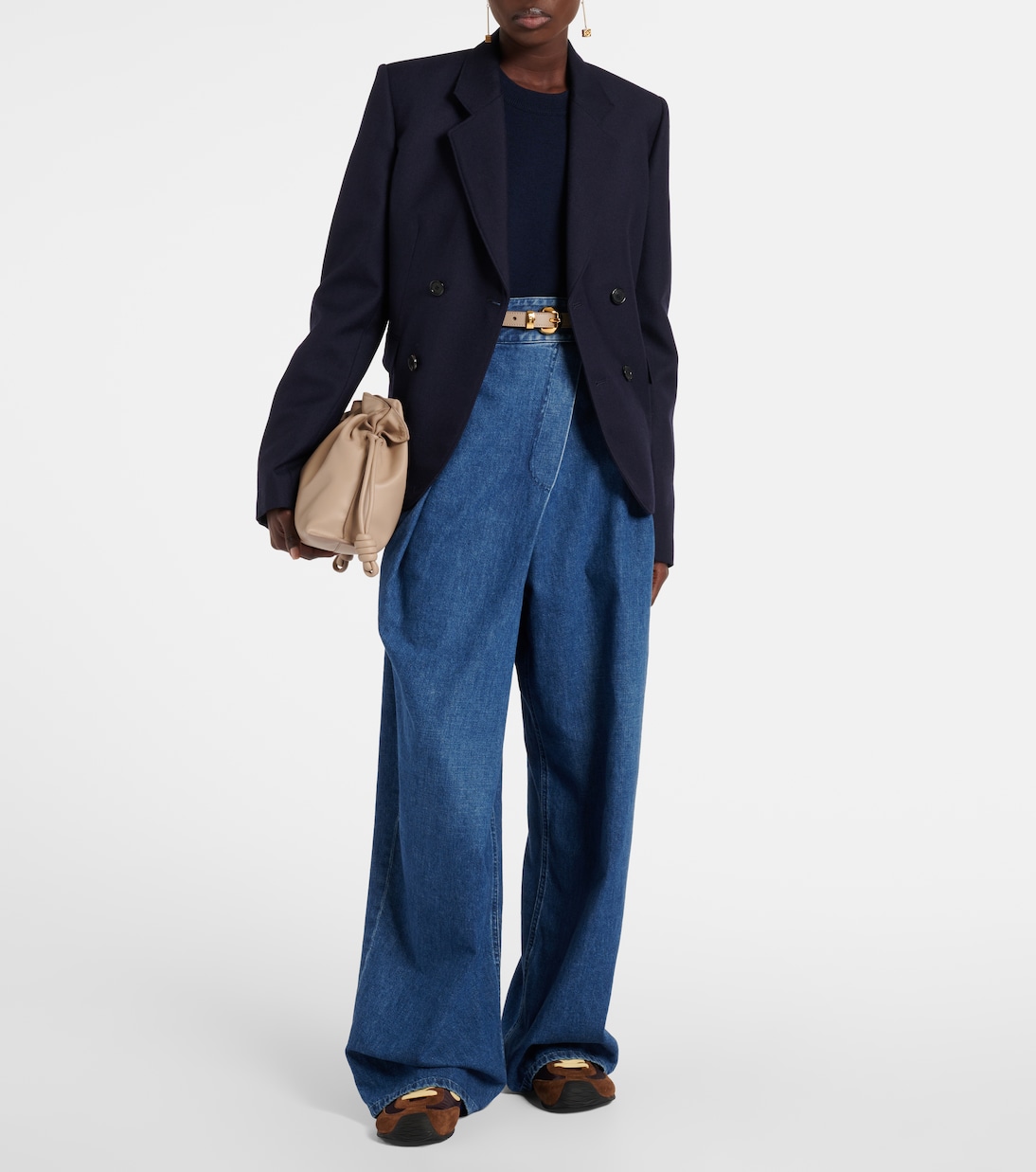 Flamenco Medium leather clutch | Loewe