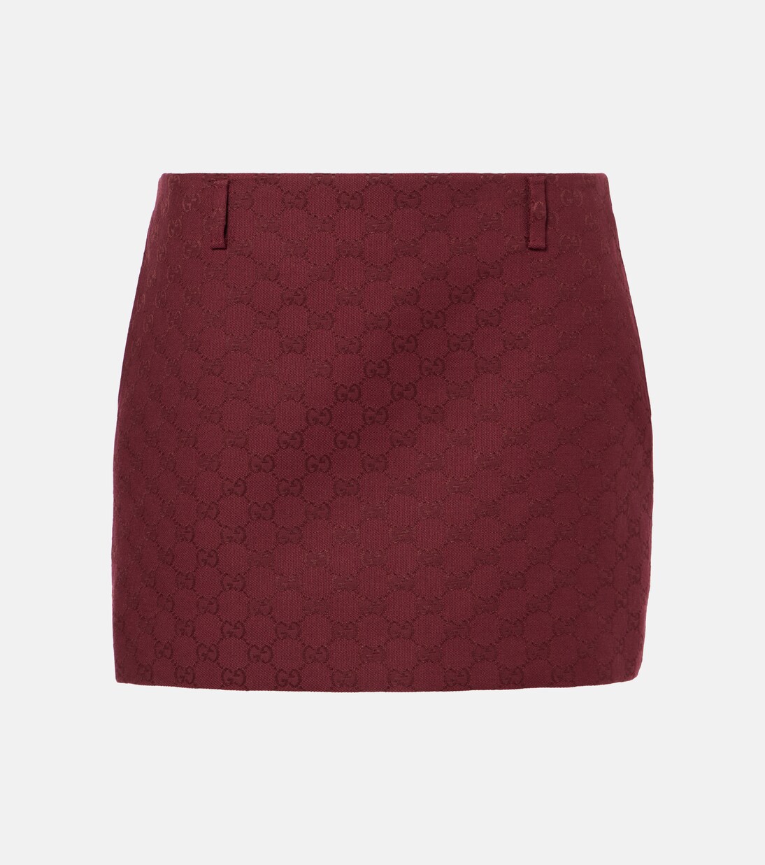 GG canvas cotton-blend miniskirt | Gucci