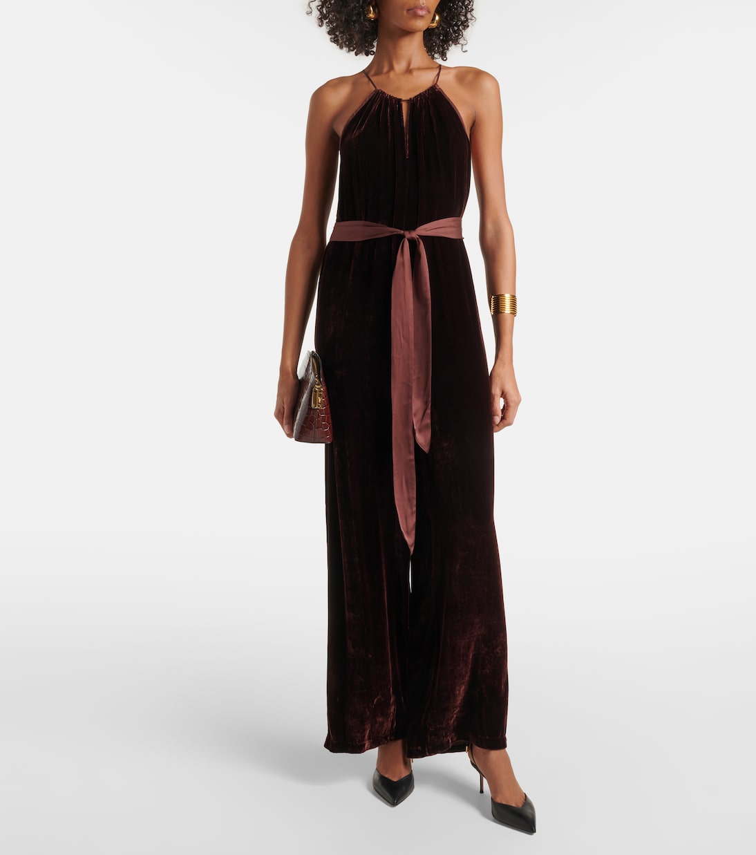 Jumpsuit Cienna aus Samt | Velvet