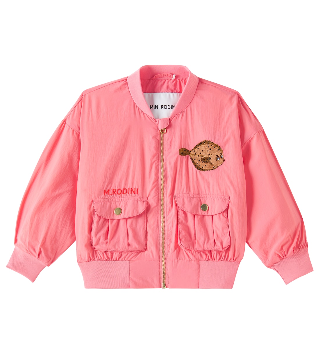 Flundra embroidered bomber jacket | Mini Rodini