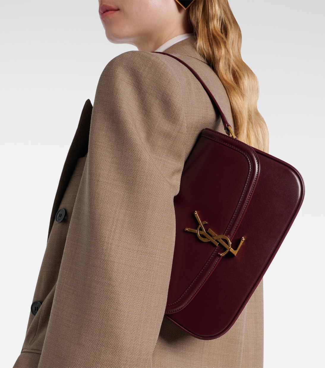 Solferino Small leather shoulder bag | Saint Laurent