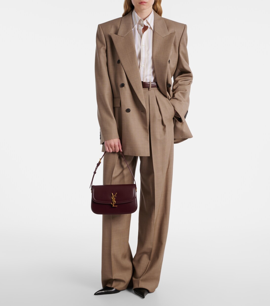 Solferino Small leather shoulder bag | Saint Laurent