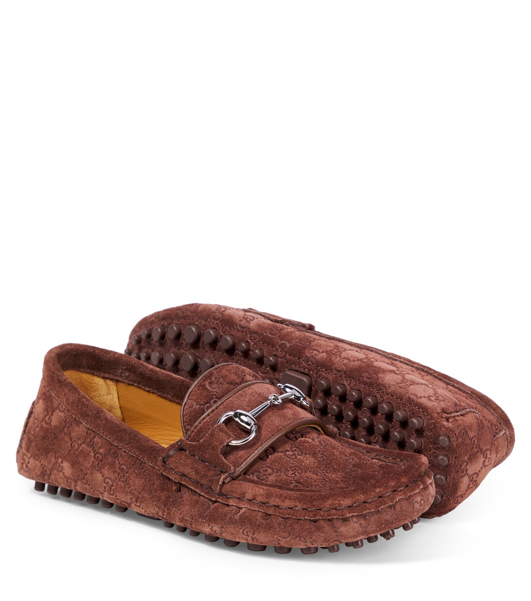 GG Horsebit suede loafers | Gucci Kids