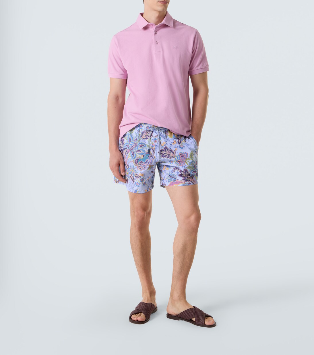 Cotton piqué polo shirt | Etro