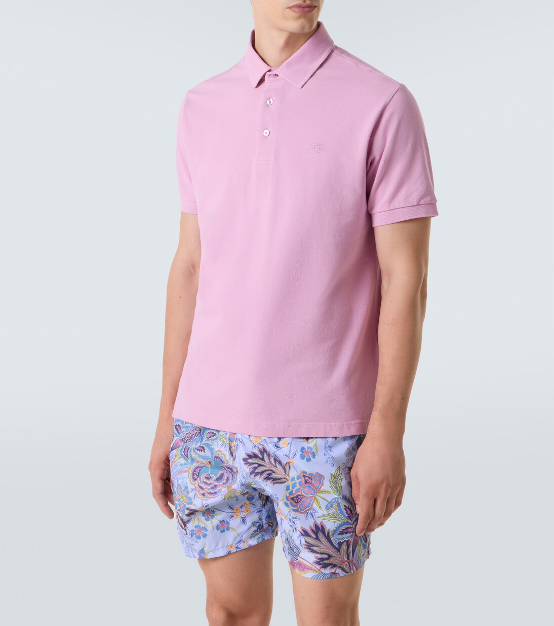 Cotton piqué polo shirt | Etro