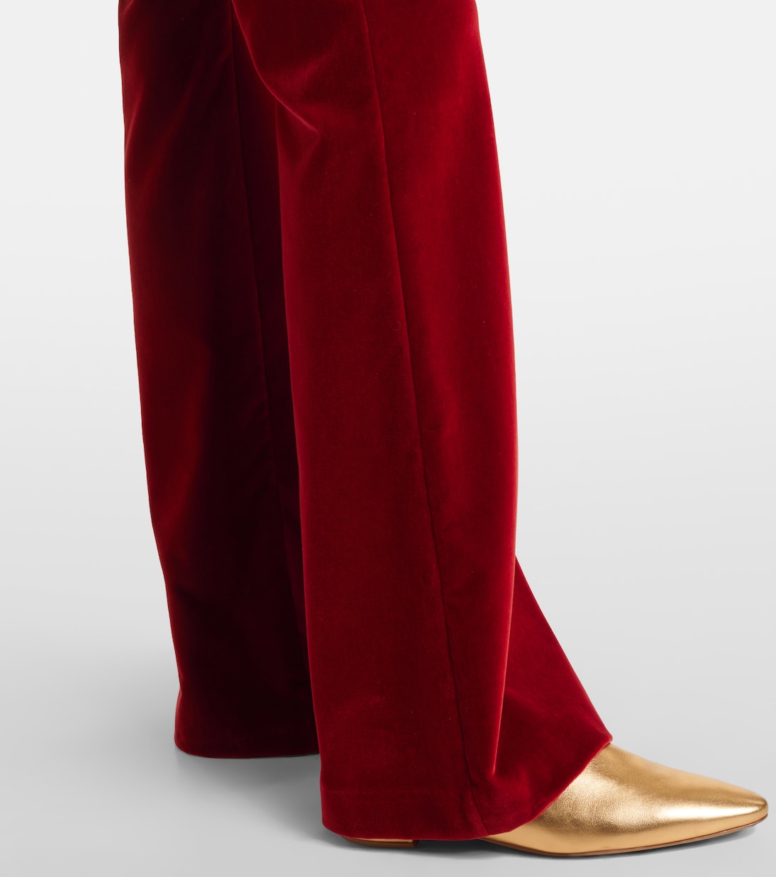 Cotton velvet flared pants | Etro