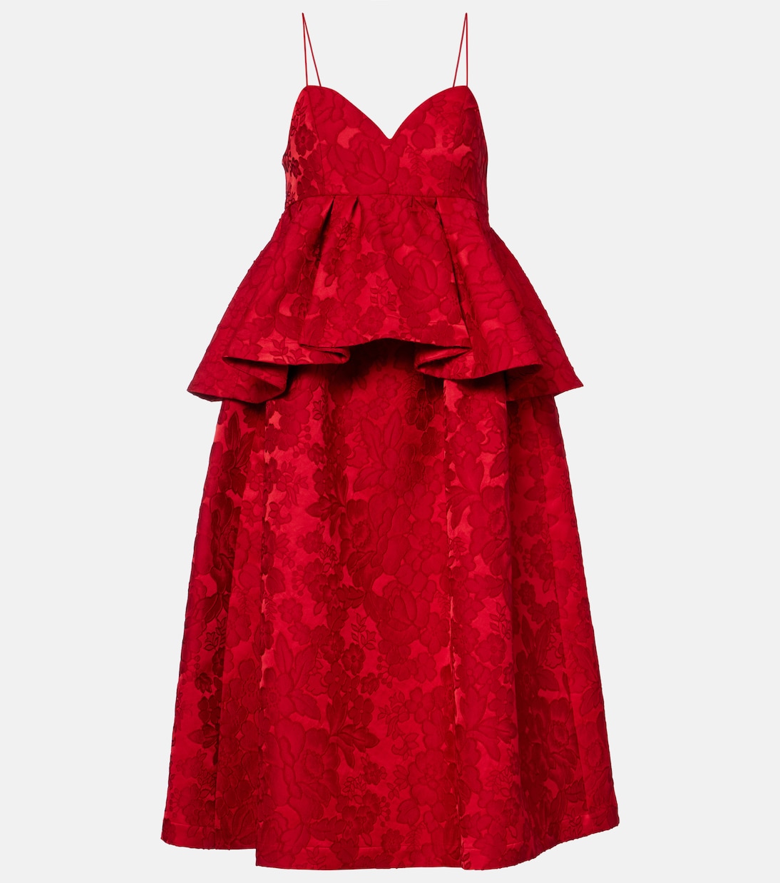 Midikleid Satine aus Jacquard | La DoubleJ