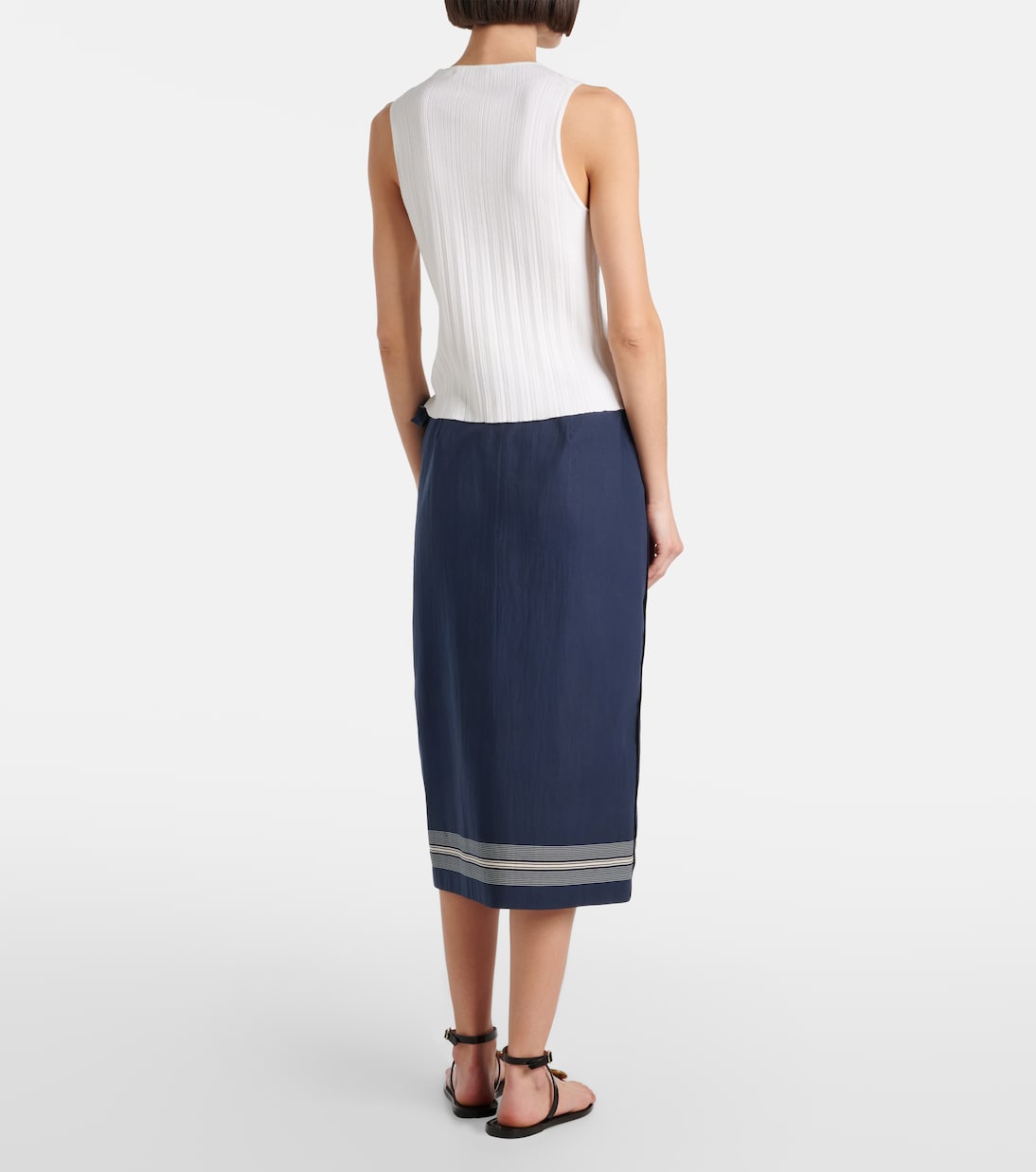 Ribbed cotton top | Vince