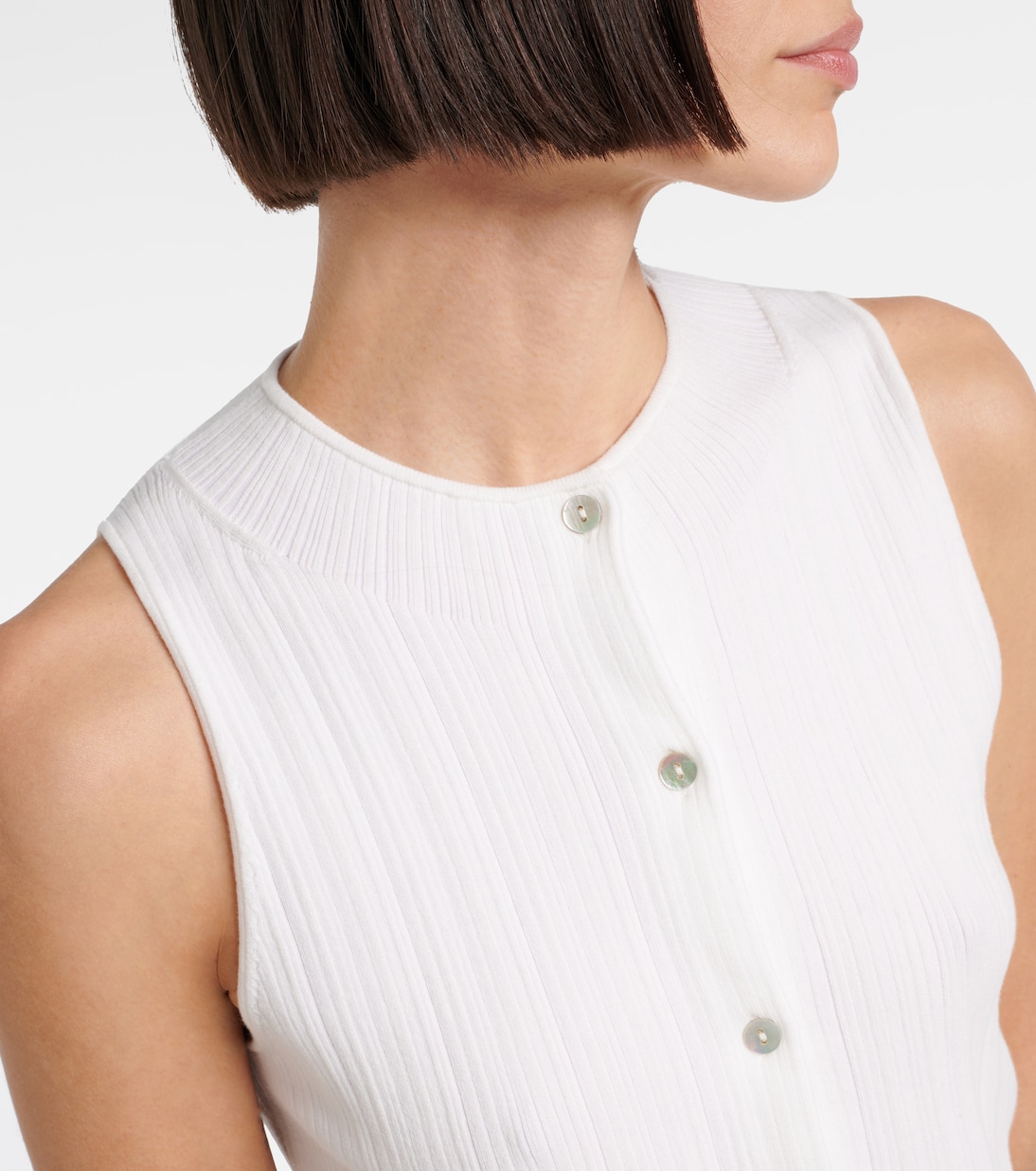 Ribbed cotton top | Vince