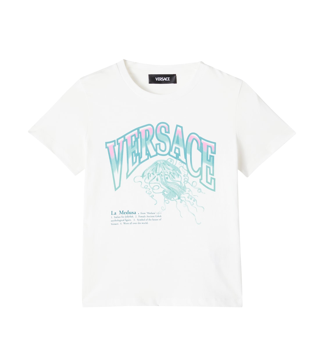 Camiseta La Medusa de jersey de algodón | Versace Kids