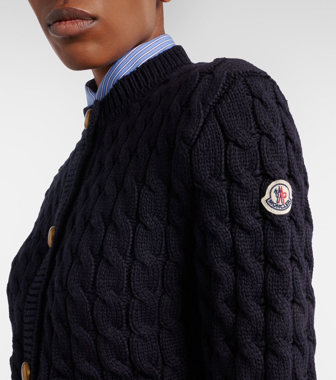 Cardigan aus einem Baumwollgemisch | Moncler