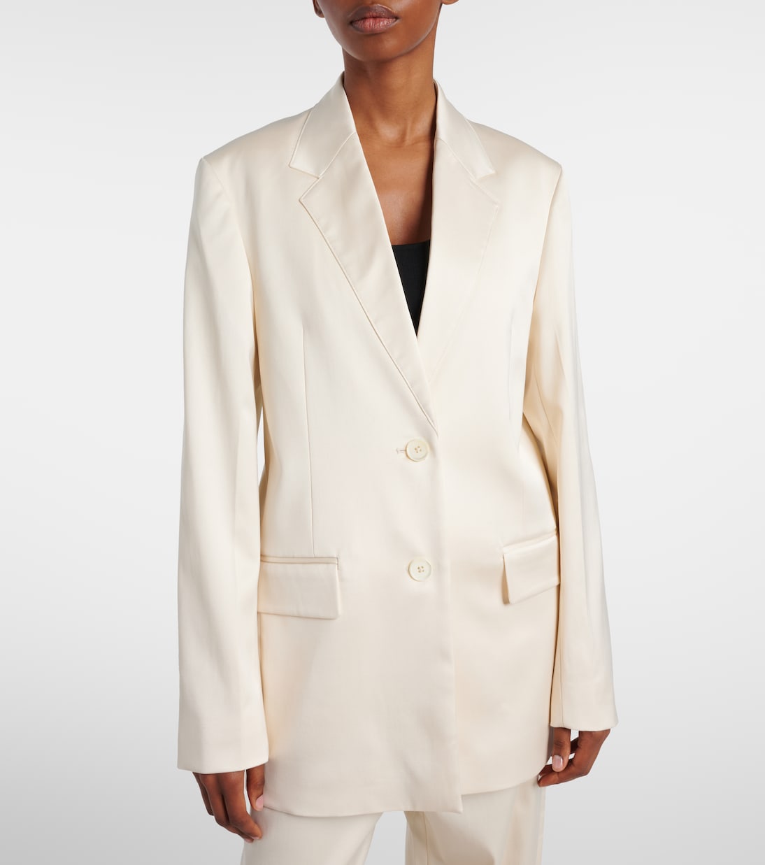 Blazer aus Satin | Toteme