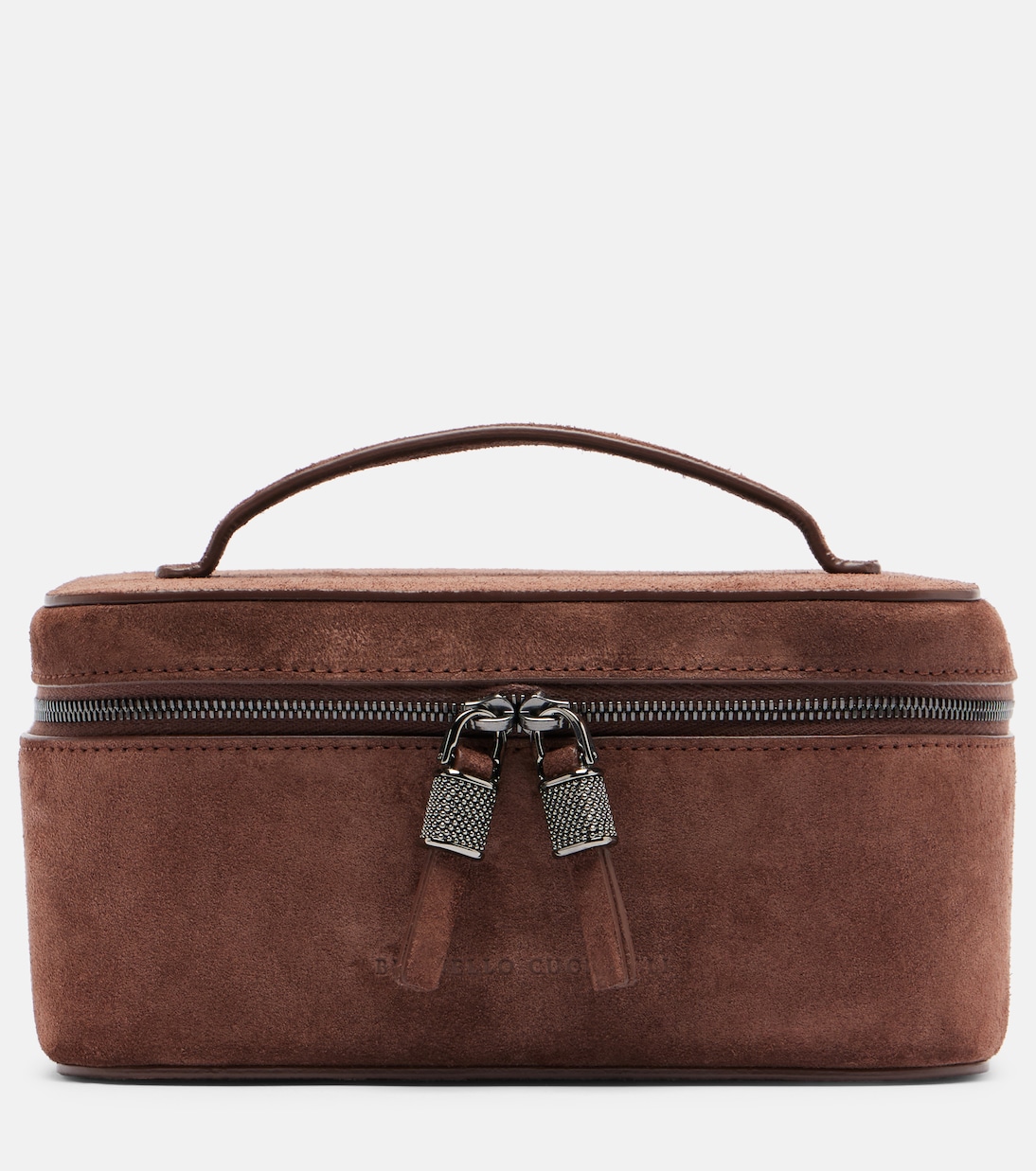 Vanity case Mini en daim | Brunello Cucinelli