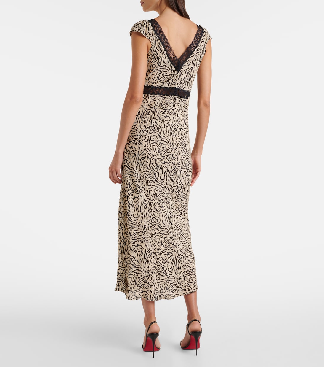 Besticktes Midikleid Iggy | Rixo