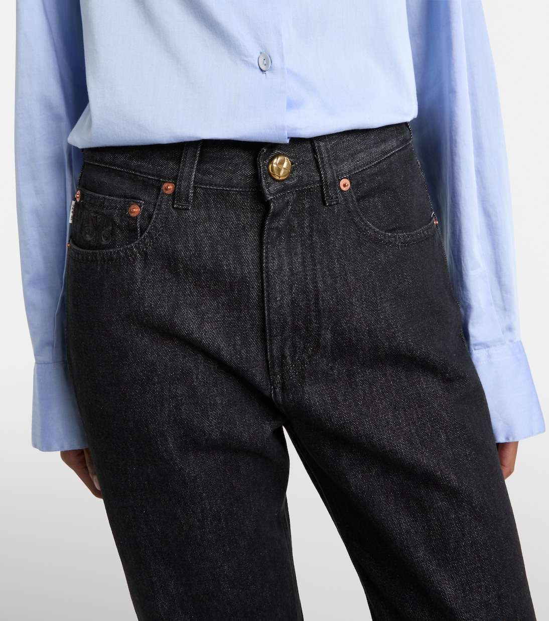 Paso high-rise straight jeans | Blazé Milano