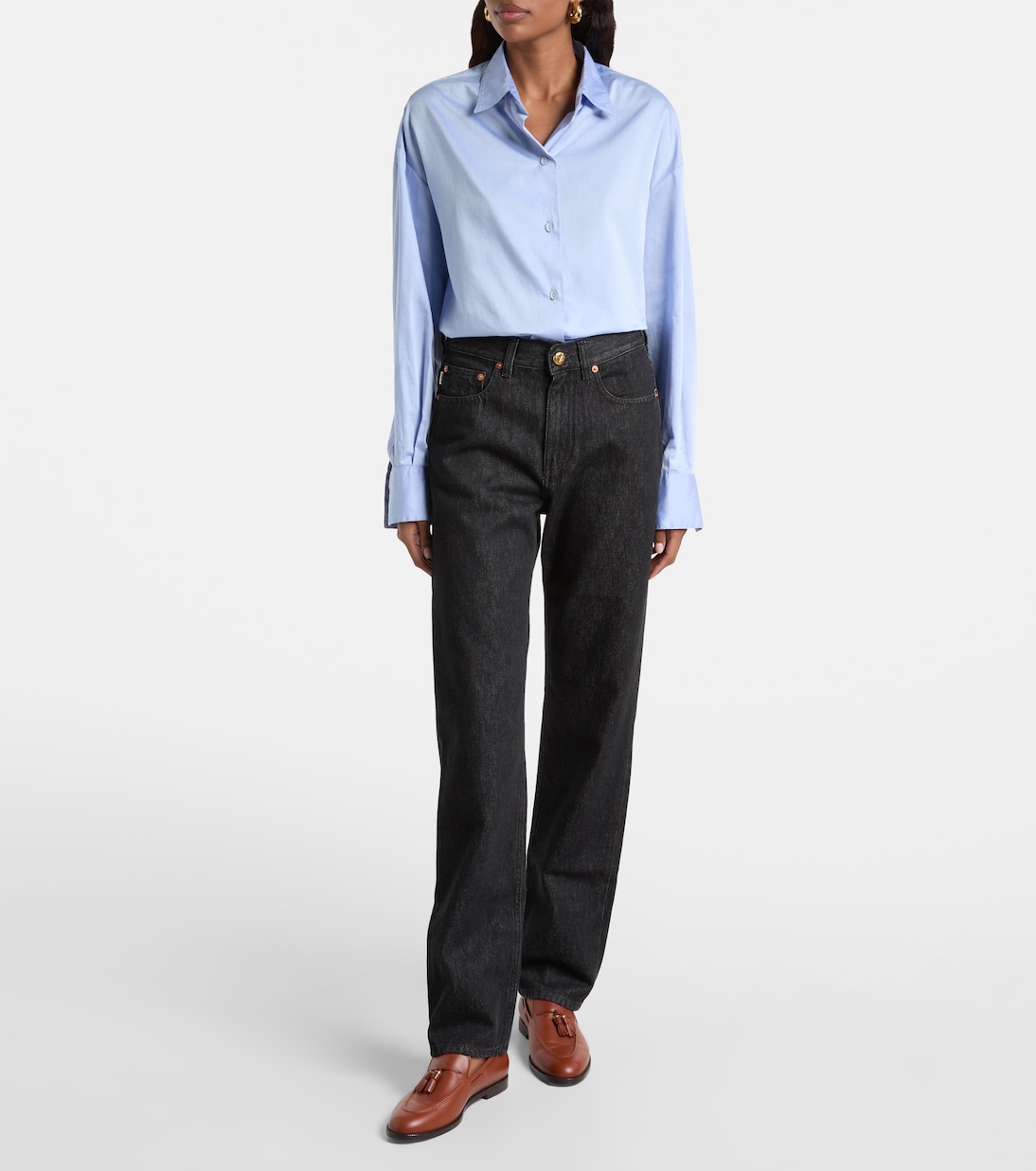 Paso high-rise straight jeans | Blazé Milano