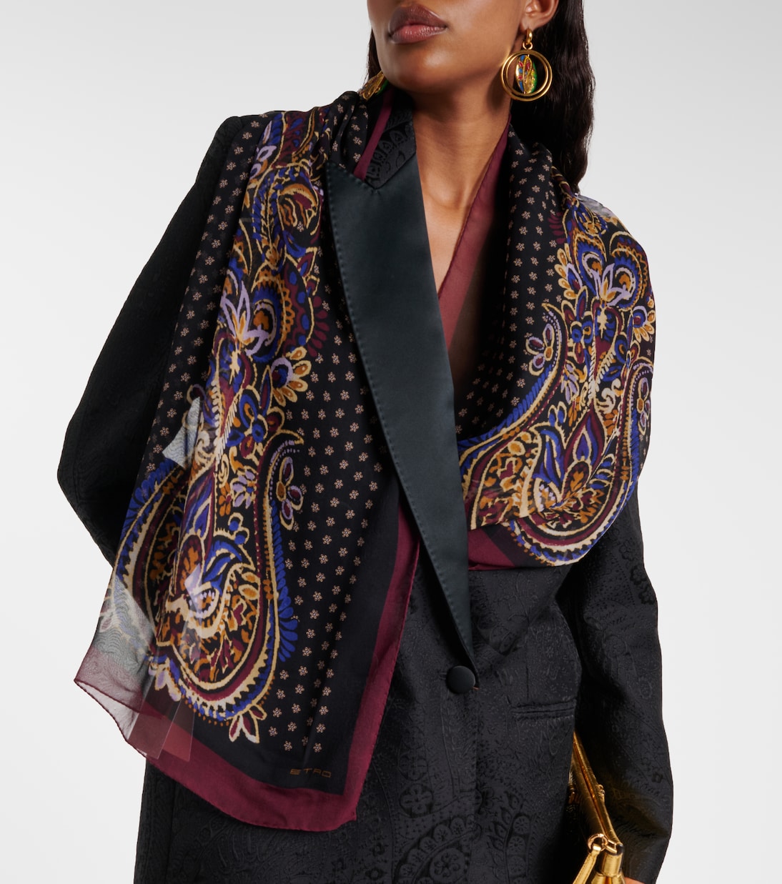 Tosca paisley silk scarf | Etro