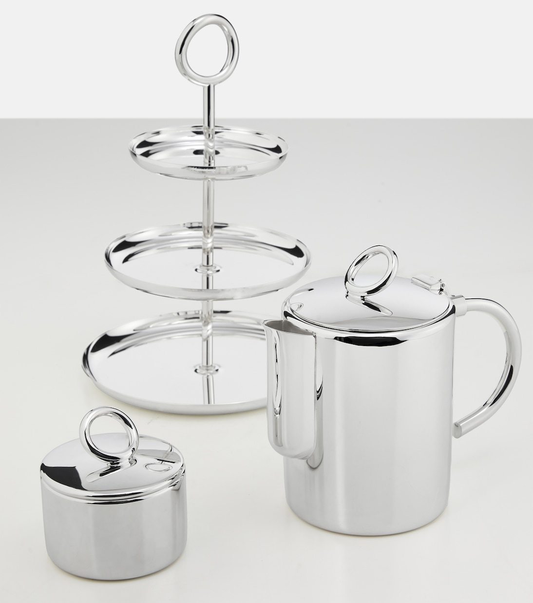Vertigo silver-plated serving stand by Andrée Putman | Christofle