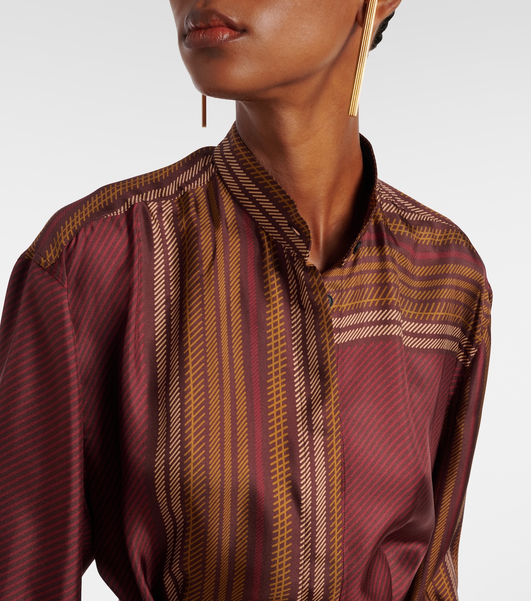 Pietre printed silk wrap dress | Max Mara