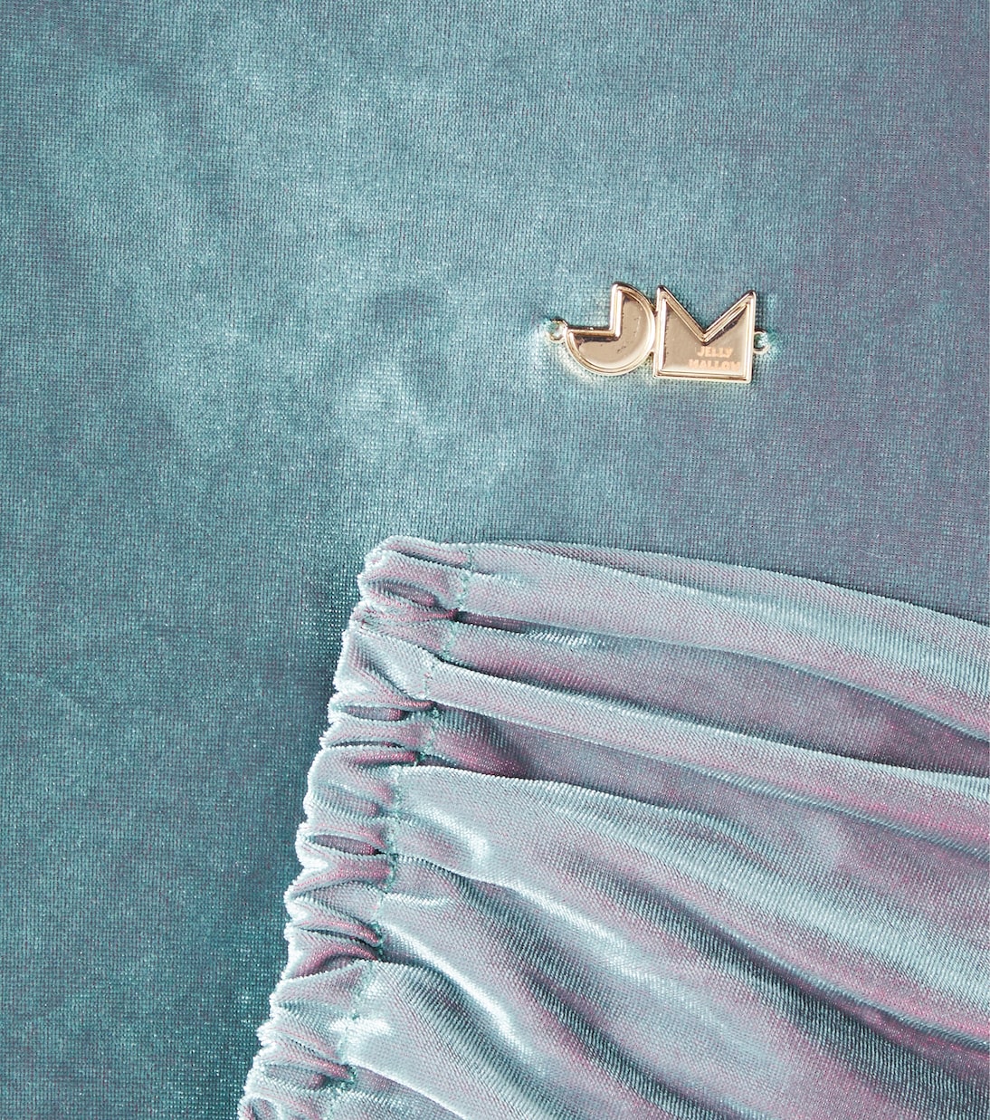 Vestido de terciopelo fruncido | Jellymallow