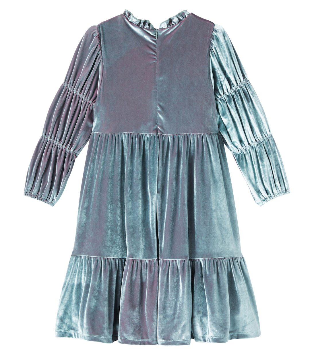 Vestido de terciopelo fruncido | Jellymallow